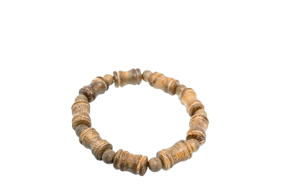 Agarwood Bracelet with Curved Bamboo Shape (BL12)